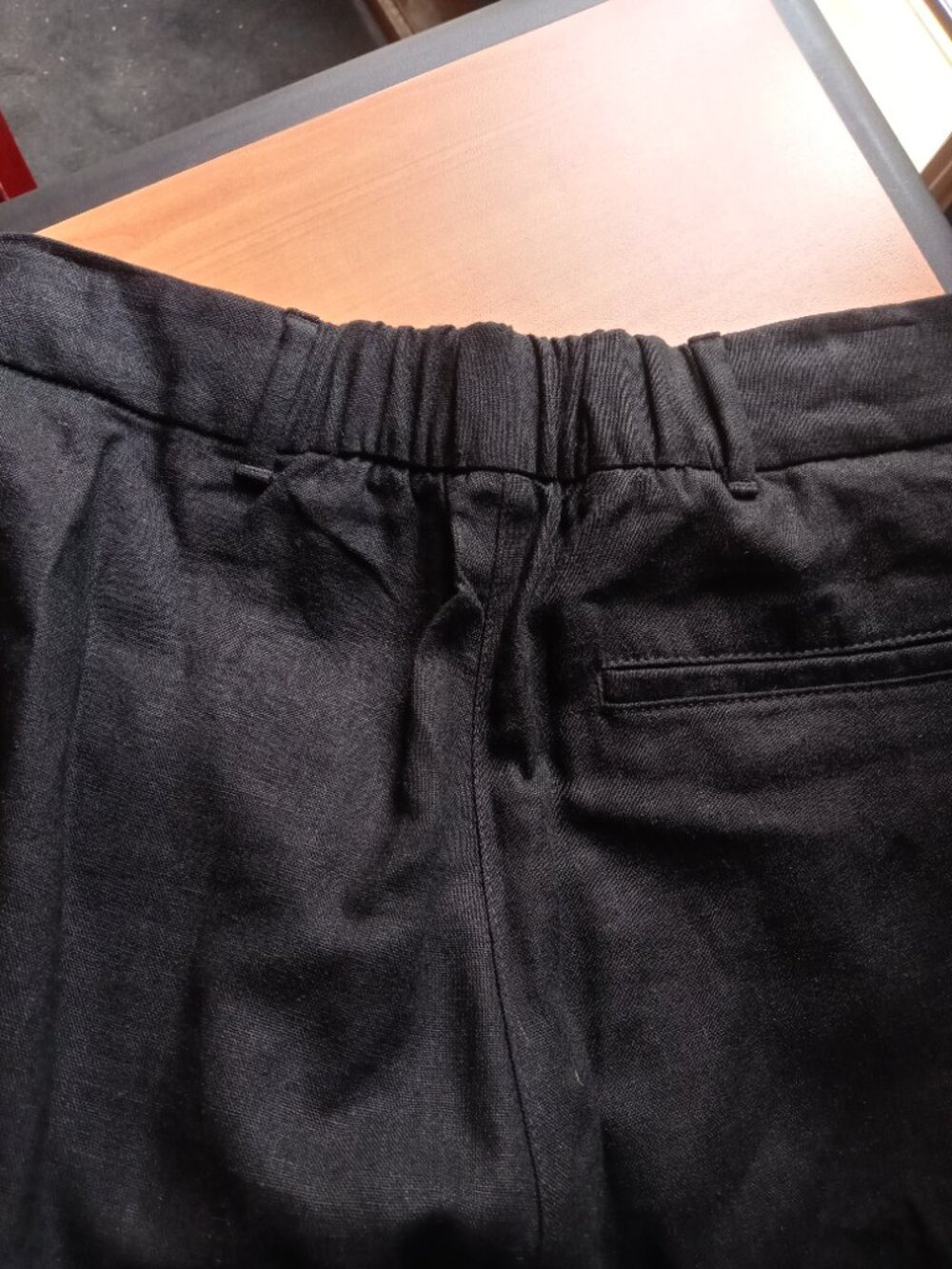 NWT OLD NAVY taylor wide leg trouser pants linen blend (M) - Picture 9 of 11
